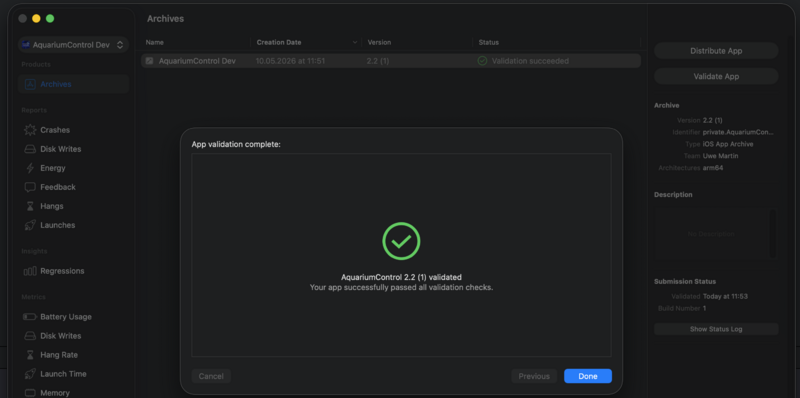 File:XCode Validated Build.png